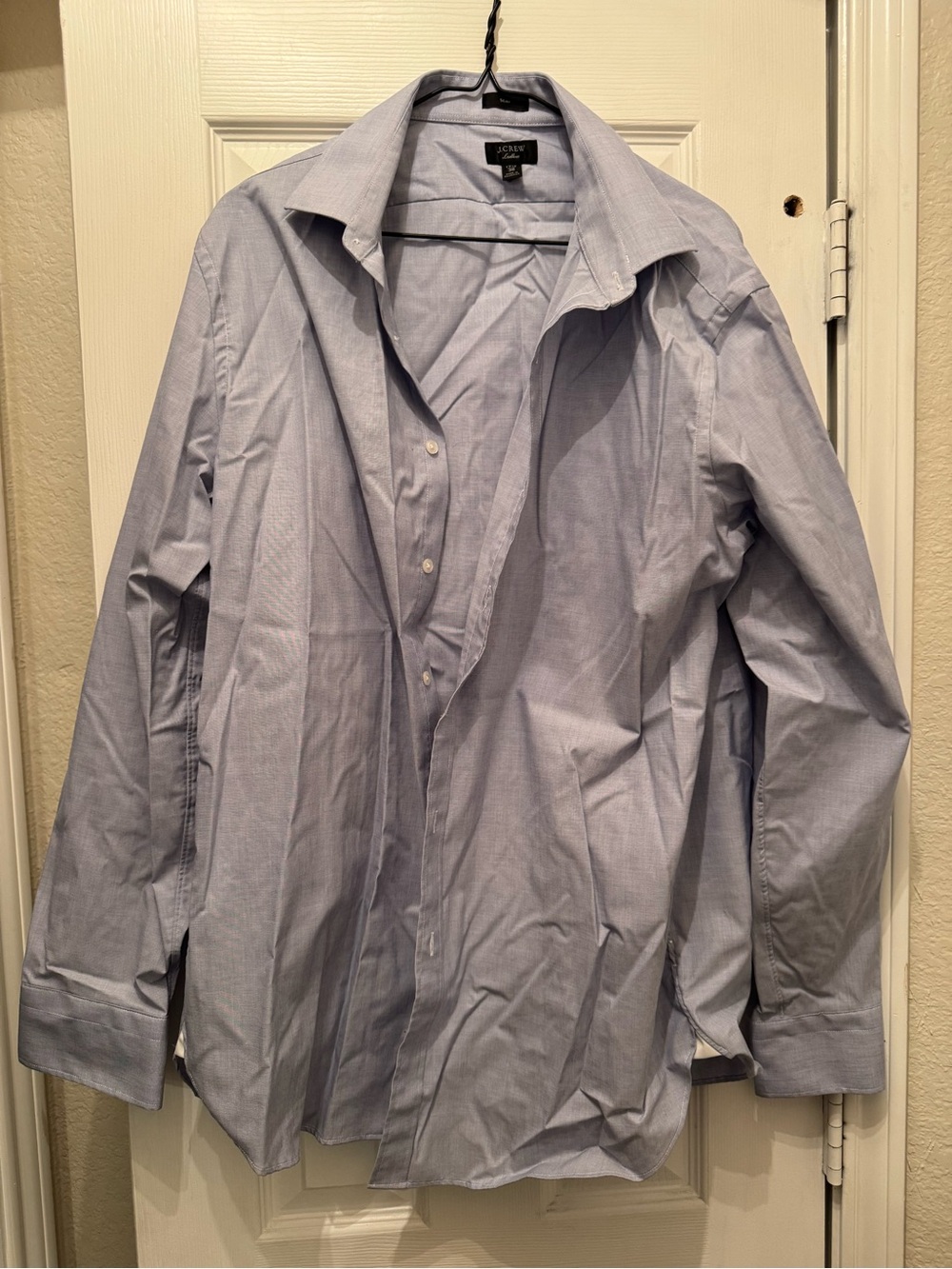 J.Crew Ludlow Men’s Light Blue Button Down Shirt – Size 17.5/36